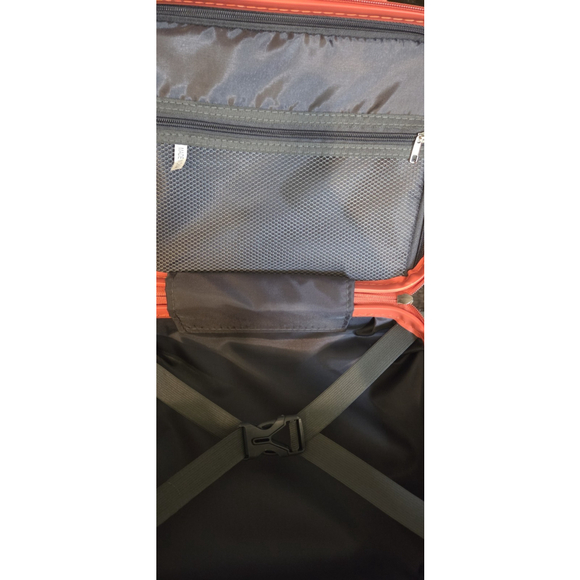 14"/20" 2 pcs/set in PC Spinner Wheel Luggage, Carry on Suitcase, With Gradient - Picture 15 of 16